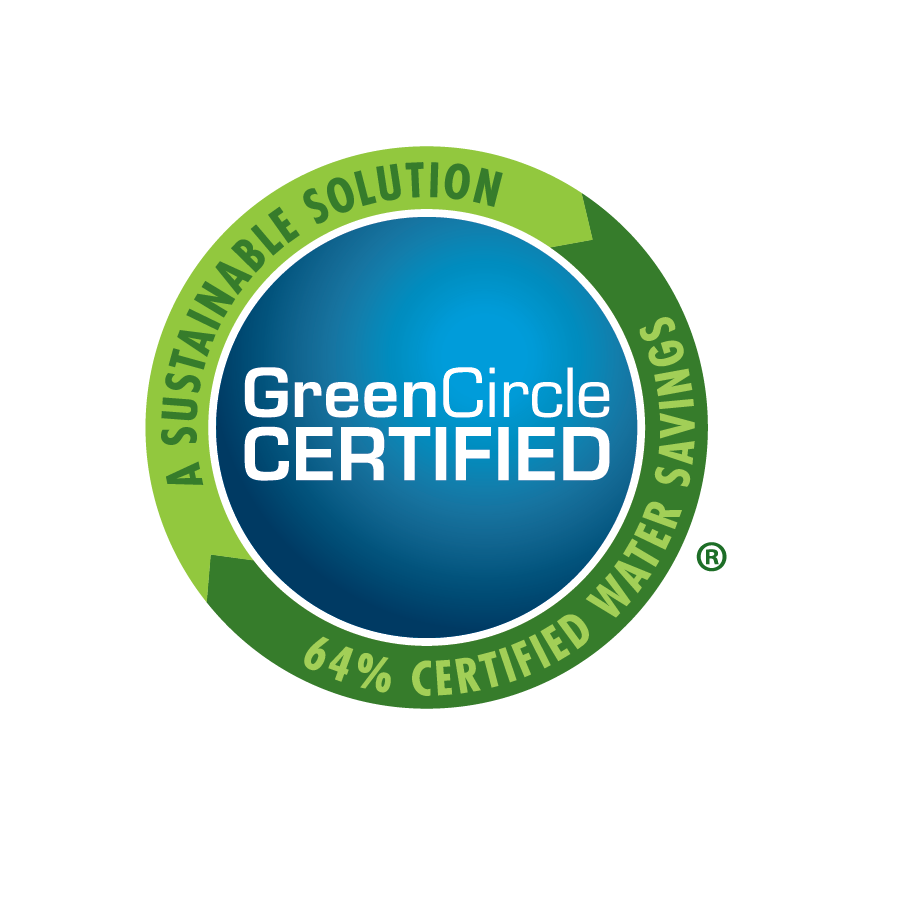 GreenCircle Certified 64% Water Savings